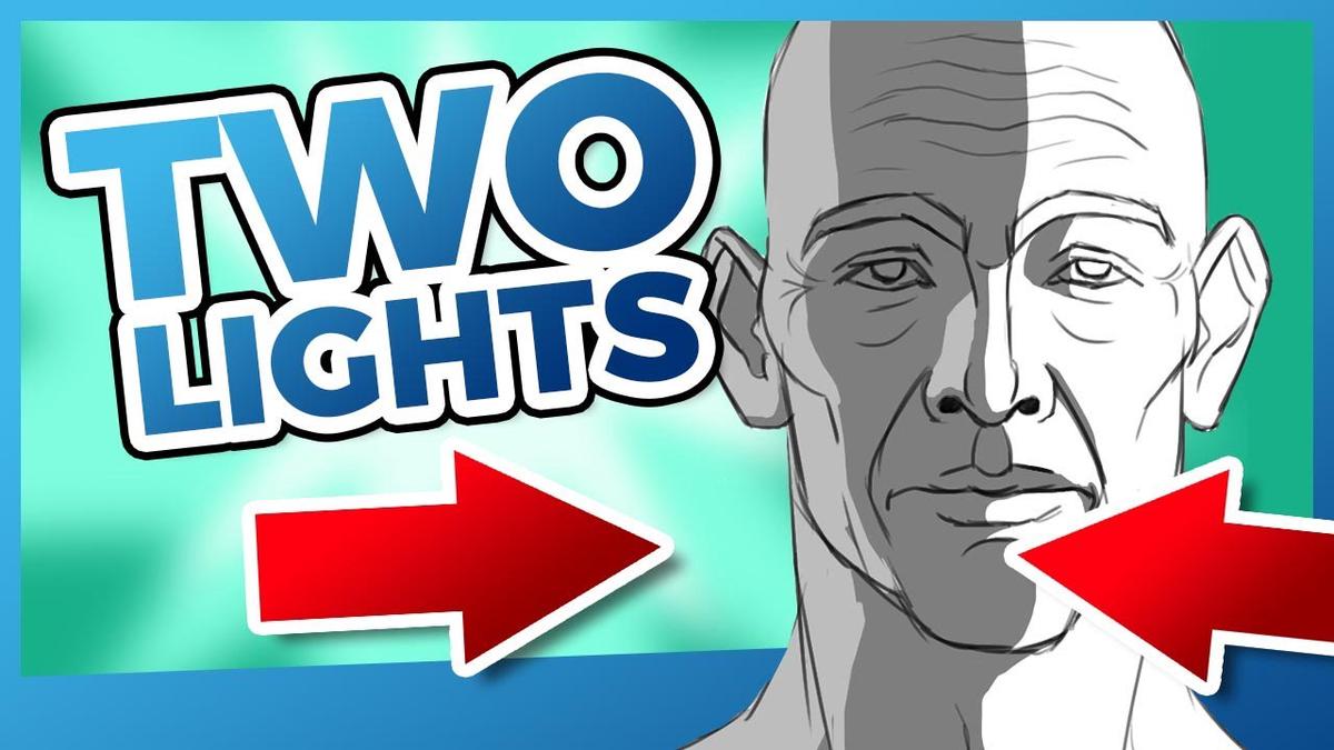 'Video thumbnail for How To Shade A Face: 2 Light Sources [Part 3]'
