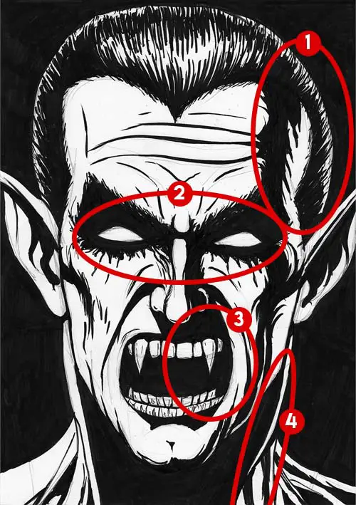 Dracula drawing mistakes