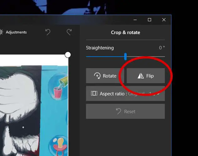 photoview - flip function