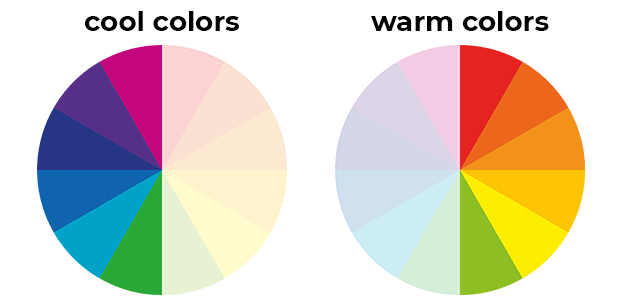 warm and cool colors