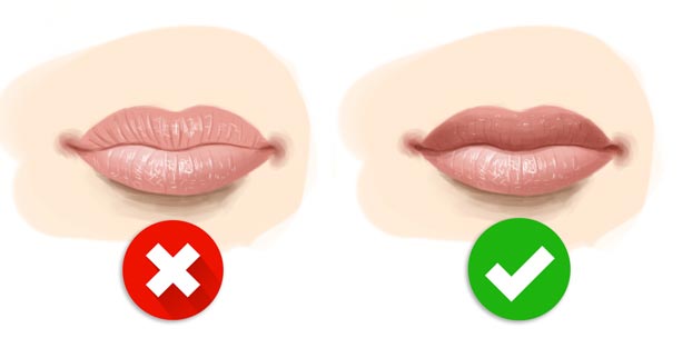 how to draw lips