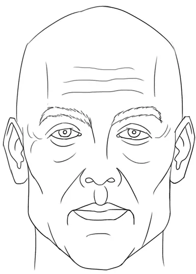 human face drawing