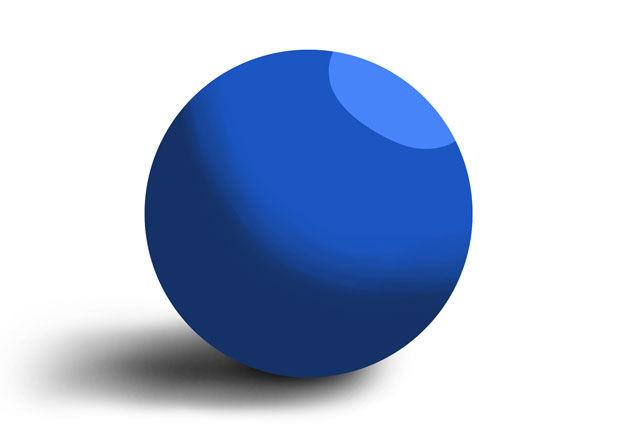 center light on a sphere before blending