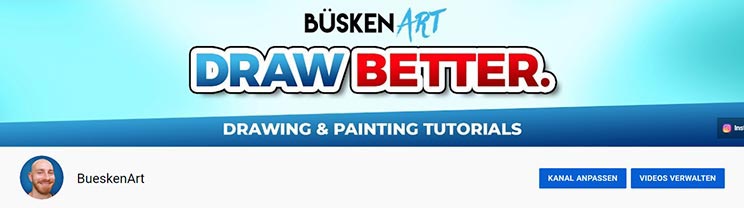 BueskenArt YouTube channel