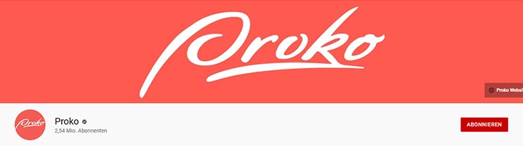 Proko YouTube channel