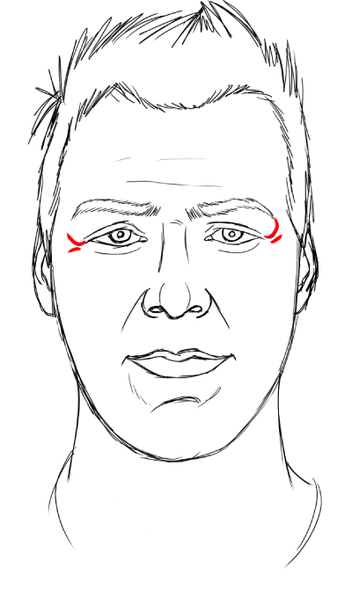 how to draw a mans face step by step