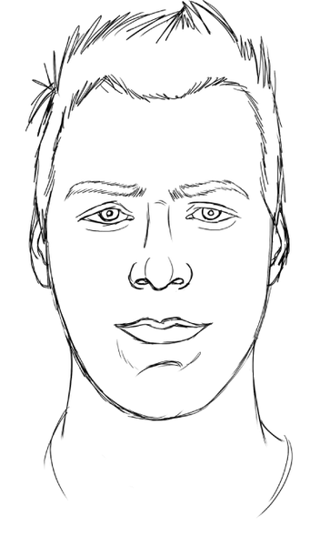 HOW TO DRAW A MAN'S FACE  STEP BY STEP GUIDES OF DRAWING PORTRAIT