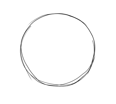 drawing of a sphere