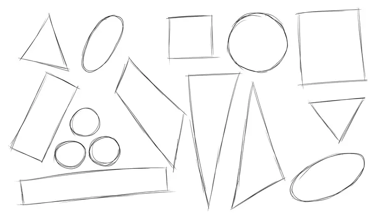 drawings of basic shapes