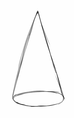 drawing a cylinder - step 3