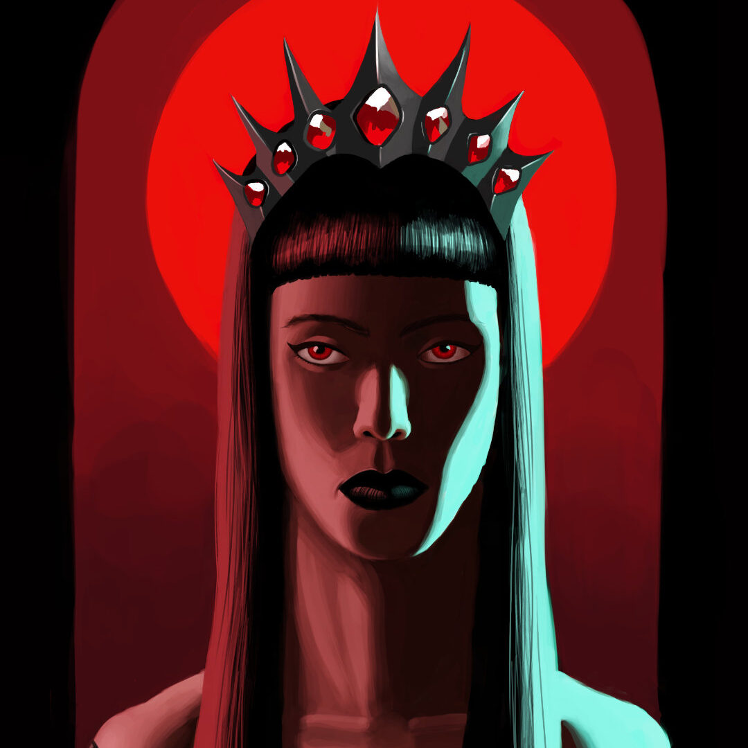 Dark Queen Digital Painting
