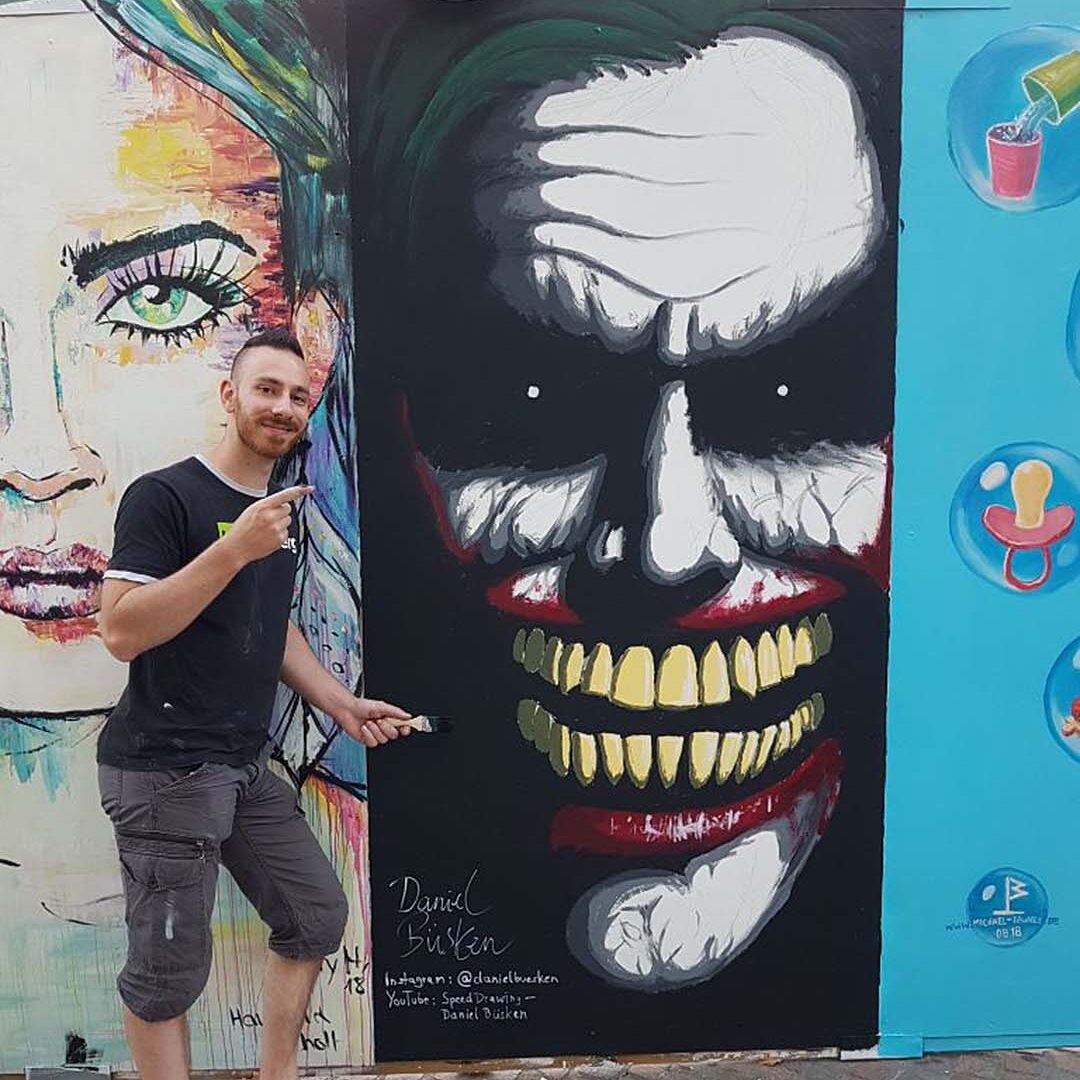 Joker Street Painting