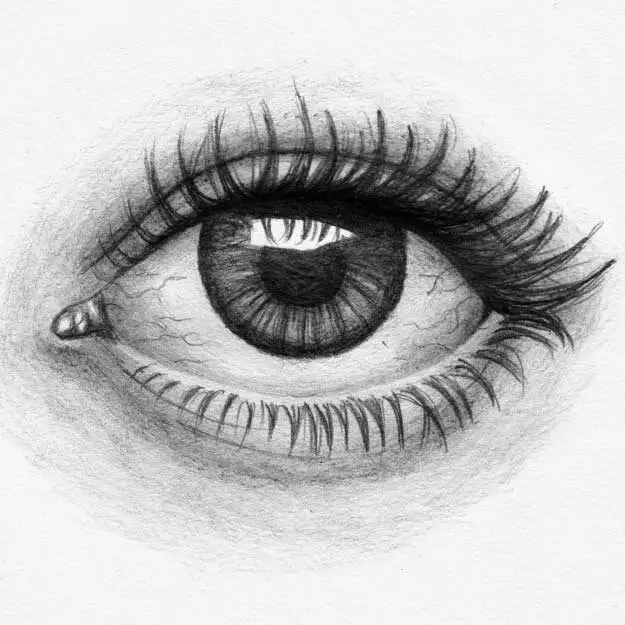 eye drawing (close-up)