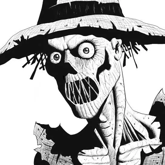 scarecrow digital drawing